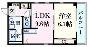 広島駅 徒歩9分 3階の物件間取画像